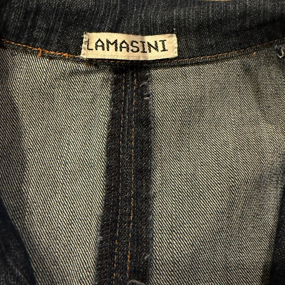 Lamasini Denim Jean Jacket - Picture 8 of 10